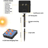 20/30/50/100 LED Solar Fairy String Light Lamp Waterproof Garden Path Yard Decor