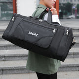 Foldable Travel Duffle Bags Large Capacity Sports Gym Duffle Bag Tote Lightweight Waterproof Luggage Bag