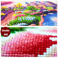5D Full Drill Diamond Painting Cross Stitch Embroidery DIY Wall Decor Frameless