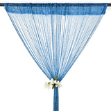 39"x78" String Door Curtain Beads Room Divider Crystal Tassel Fringe Beaded Window Panel