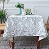 Leaves Printed Tablecloth Polyester Rectangular Square Table Cloth Cover Decor