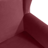 Stretch Armrest Sofa Cover Wing Back Chair Cover Elastic Spandex Armchair Slipcover Protector for Homeliving Room Office