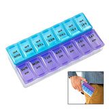 Weekly Pill Box Organizer Twice A Day 7 Day AMPM Organizer Case Medicine Storage