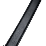 Men Genuine Leather Dress Ratchet Belt With Automatic Buckle Adjustable No Hole
