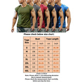Men's Crew Neck Tops Gym Bodybluilding Fitness Muscle T-Shirt Loose Pullover
