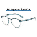 Anti Fog Safety Glasses Round Goggles Blue Light Blocking Glasses For Women Men