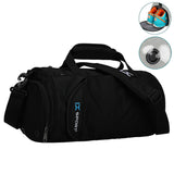 Mens Women Sports Travel Duffel Bags Shoulder Bag, Waterproof Gym Fitness Bag Weekender Overnight Handbag with Shoe Pocket