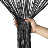 HANGING BEADED CURTAIN STRING DOOR WINDOW CURTAINS TASSEL FLY SCREEN PANEL