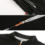 Unisex Polar Fleece Electric Heated Vest Heating Coat Jacket USB Winter Warmer