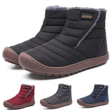 Women Men Winter Ankle Bootie Non-Slip Short Boots Slip On Outdoor Shoes