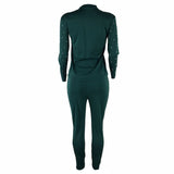 Women Letter Design Rhinestone Faux Pearl Two-Piece Suit Party Sexy Tracksuit