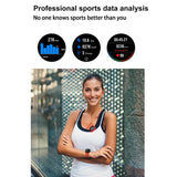 DT55 IP67 Smart Watch Blood Oxygen Pressure Heart Rate Monitor Fitness Tracker