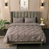 2/3Pcs Twist Flower Duvet Quilt Cover Set Queen King Size Bedding Set+Pillowcase