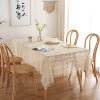 Lace Tassels Table Cloth Cover Rectangle Square Tablecloth Wedding Dining Decor
