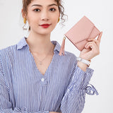 PU Leather Tassels Trifold Wallet Credit Card Holder Money Clutch Purse Handbag