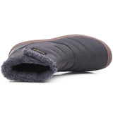 Women Men Winter Ankle Bootie Non-Slip Short Boots Slip On Outdoor Shoes