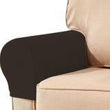 2Pcs Sofa Couch Stretch Armrest Covers Chair Furniture Arm Protectors Slipcovers