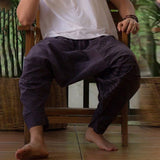 Men's Loose Yoga Pants Wide Leg Workout Casual Sport Trousers Jogger Sweat Loose