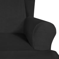 Stretch Armrest Sofa Cover Wing Back Chair Cover Elastic Spandex Armchair Slipcover Protector for Homeliving Room Office