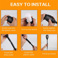 2/4/6Pcs 12LED Flame Solar Torch Light Waterproof Flickering Dancing Garden Lamp