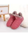 Unisex  Women Men Winter Slippers Boots Shoes Slip On Cotton Plush Warm Indoor Home Non Slip Shoes