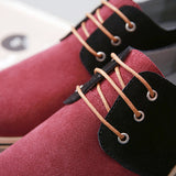 Men's Oxfords Lace Up Casual Boat Shoes Genuine Leather Shoes Breathable Loafers