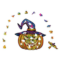 Wooden Animals Jigsaw Puzzles Owl Shape Puzzles Creative Jigsaw Pieces Colorful Building Block for Adults Kids Gift Family Party Game Toys, 100 Pieces