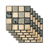 6-60 PACK Peel and Stick Tile Backsplash Self-Adhesive Decorative Waist Line Mosaic Tiles for Kitchen and Bathroom