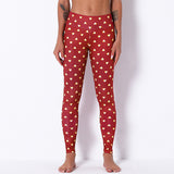Ladies Christmas High Waist High Elastic Yoga Pants Sports Running Fitness Pants