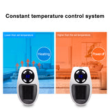 500W Portable Mini Electric Plug-In Wall Heater Handy Room Blower Fan Radiator