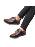 Mens Pointed Toe Loafers Leather Formal Business Dress Shoes