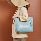 Women PU Leather Designer Shoulder Bag Tote Large Handbag Office Lady Messenger