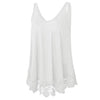 Women's Lace Splicing Tank Tops Sleeveless Casual Loose T-shirt Vest Tops Blouse