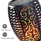 2/4/6Pcs 12LED Flame Solar Torch Light Waterproof Flickering Dancing Garden Lamp
