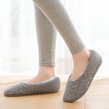 Women's Solid Color Flats Slippers Closed Toe Anti-slip Breathable Casual Shoes