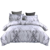 Duvet Cover-Luxury Microfiber Soft Lightweight Duvet Quilt Covers with Zip Ties - 3 Piece (1 Double Cover, 2 Bed Pillowcase Without Sheet) for Women Men