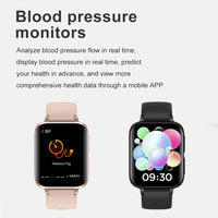 DT93 1.78" Smart Watch Heart Rate Blood Pressure Oxygen Monitor Fitness Tracker