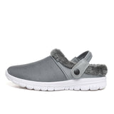 Unisex Slip On Mules Slipper Winter Warm Non-Slip Home Indoor Shoes US 6.5-13