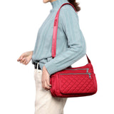 Women Crossbody Bags Waterproof Ladies Multi-Pockets Shoulder Bag Nylon Tote Bag