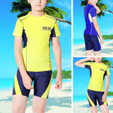Boys Swimsuit Swimwear Short Sleeve Rash Guard Swim Tops Swim Shorts Shirt Board Swim Trunks Pants Board Shorts Boardshorts Beachwear Quick-Dry Sun Protection Casual Surfing Bathing Suit