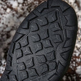 Womens Snow Boots Winter Warm Mid Calf Leather Waterproof Outdoor Slip On Shoes Size 8