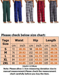 Mens Casual Plaid Printed Loose Pants Pajama Bottoms Trousers Sleepwear Homewear