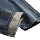 Men Ripped Jeans Straight Skinny Slim Fit Denim Pants Destroyed Frayed Trousers