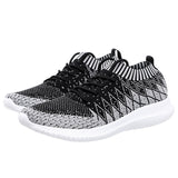 Mesh Sneakers for Men Breathable Lace Up Casual Walking Shoes Lightweight