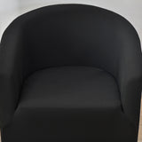Club Chair Slipcover Stretch Barrel Chair Covers Jacquard Tub Chair Slipcovers Soft Spandex Armchair Sofa Cover Removable Couch Furniture Protector Arm Chair Cover for Living Room