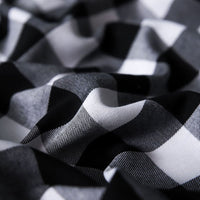 Plaid Table Cloth Cover, Picnic Tablecloth, Cotton Linen Wrinkle Free Rectangle Table Cloth Home Christmas Party Decorative Table Cover