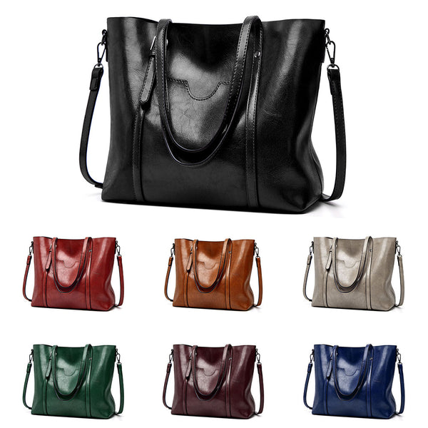 Women's PU Leather Fashion Handbag Tote Satchel Shoulder Bag Purse Crossbody Bag