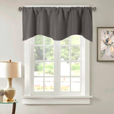 Cafe Kitchen Bathroom Short Blackout Curtain Panel Valance Drape Rod Pocket Deco