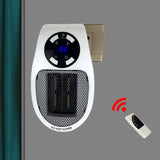 500W Portable Mini Electric Plug-In Wall Heater Handy Room Blower Fan Radiator