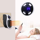 500W Portable Mini Electric Plug-In Wall Heater Handy Room Blower Fan Radiator